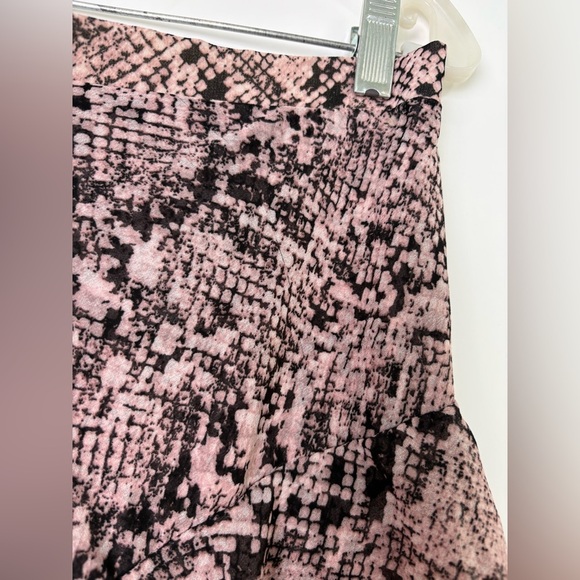 Misa Snake Print Ruffled Maxi Skirt With Slit - Picture 6 of 9